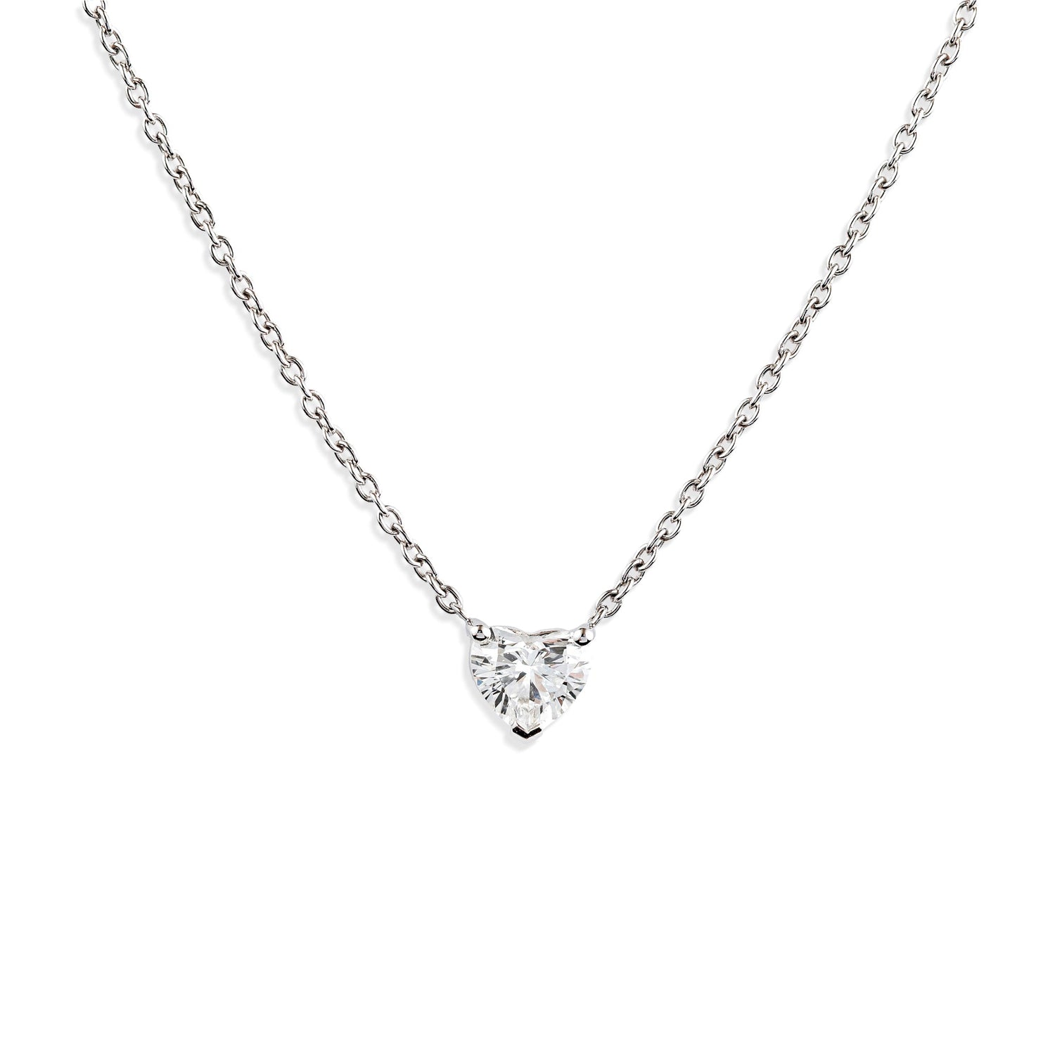 Heart shape Diamond Necklace - ETERNAL JEWEL