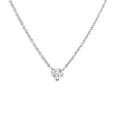 Heart shape Diamond Necklace - ETERNAL JEWEL