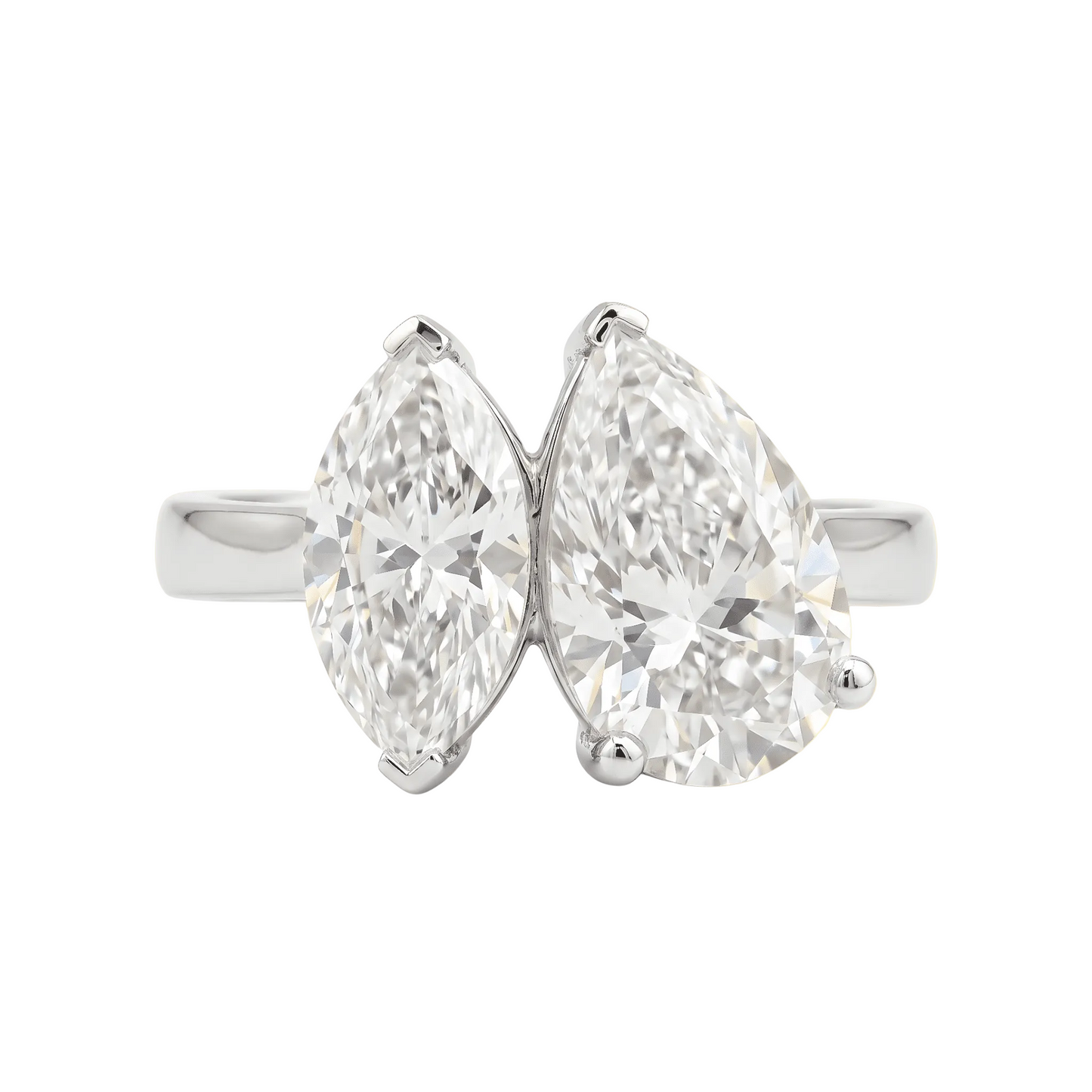 Marquise & Pear Toi et Moi Diamond Ring - ETERNAL JEWEL