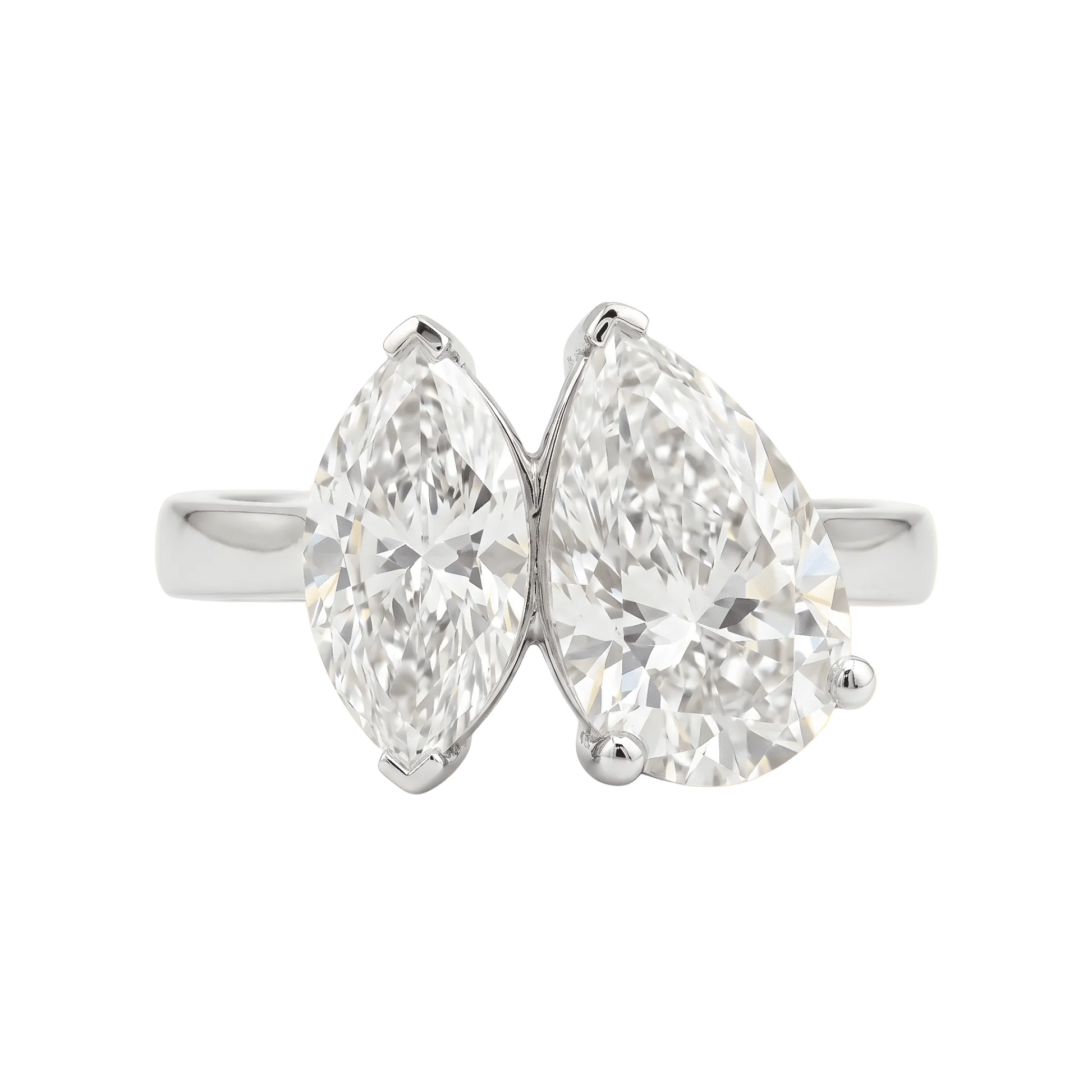 Marquise & Pear Toi et Moi Diamond Ring - ETERNAL JEWEL