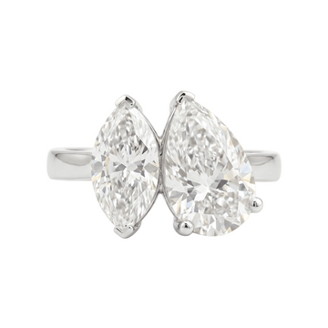Marquise & Pear Toi et Moi Diamond Ring - ETERNAL JEWEL