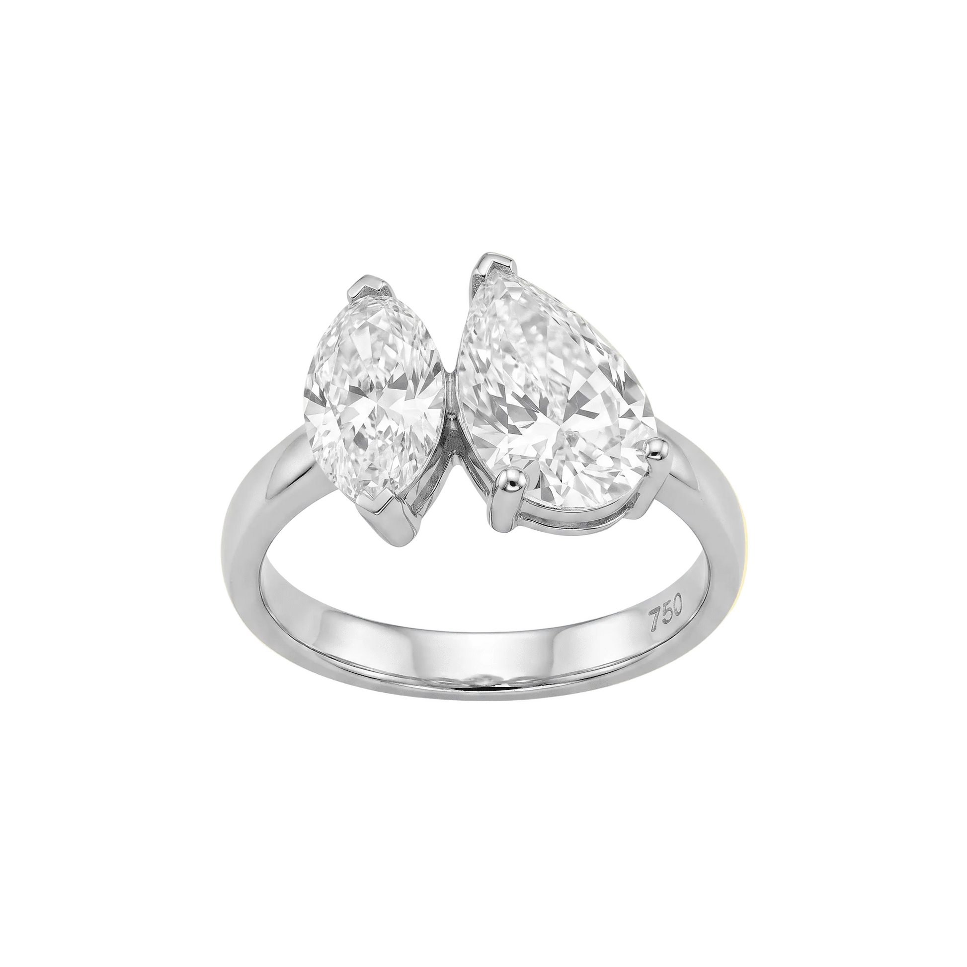 Marquise & Pear Toi et Moi Diamond Ring - ETERNAL JEWEL