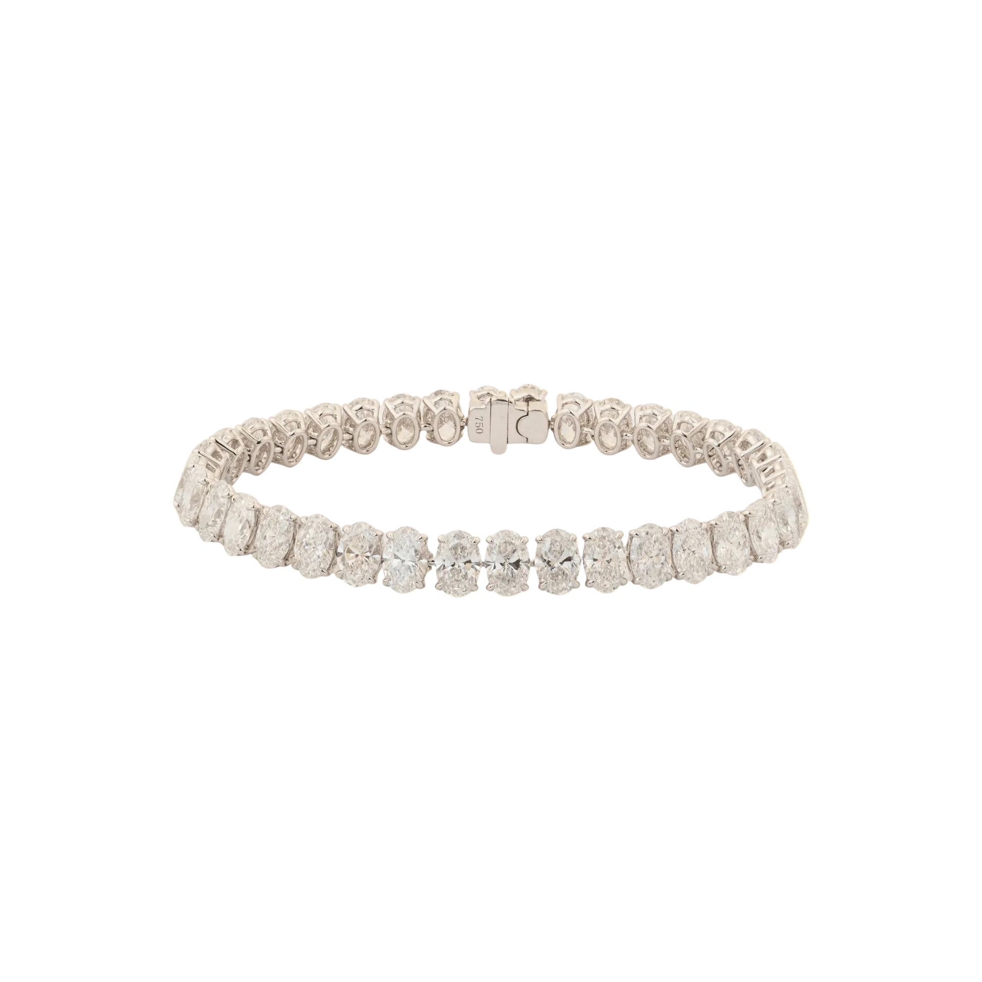 Oval Cut Diamond Bracelet (20 Carats) - ETERNAL JEWEL