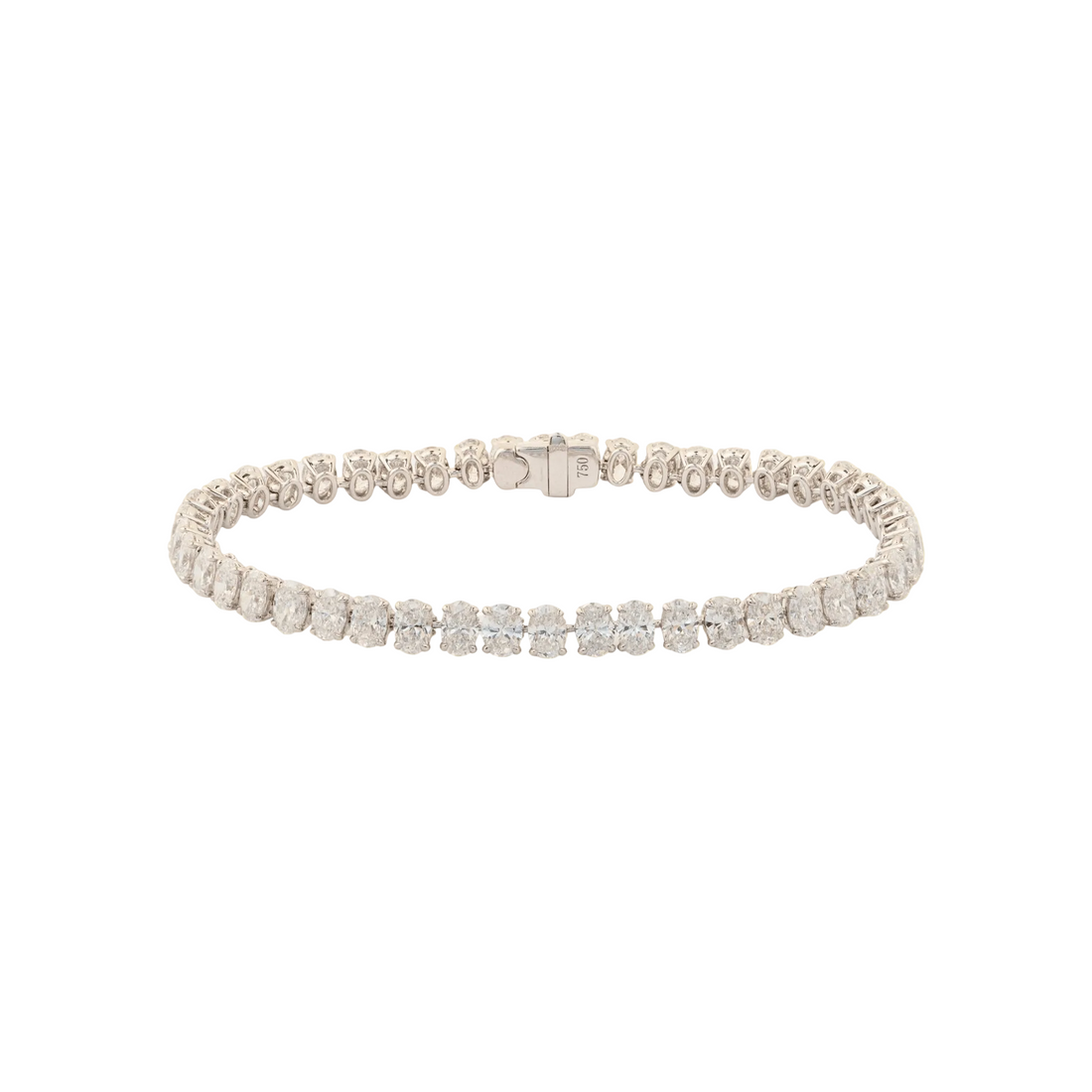 Oval Cut Diamond Bracelet - ETERNAL JEWEL
