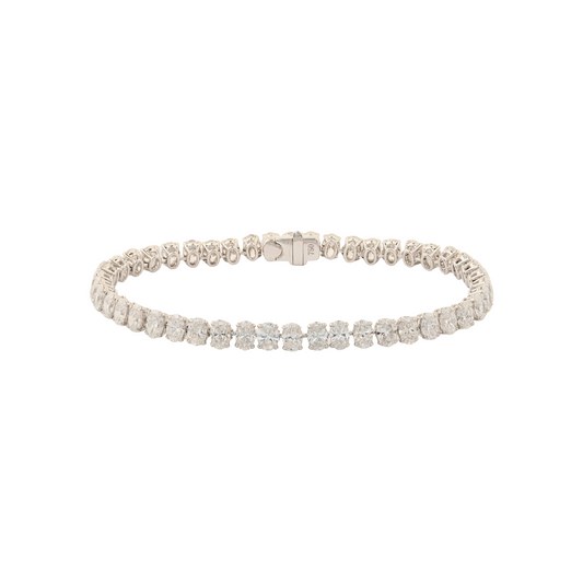 Oval Cut Diamond Bracelet - ETERNAL JEWEL