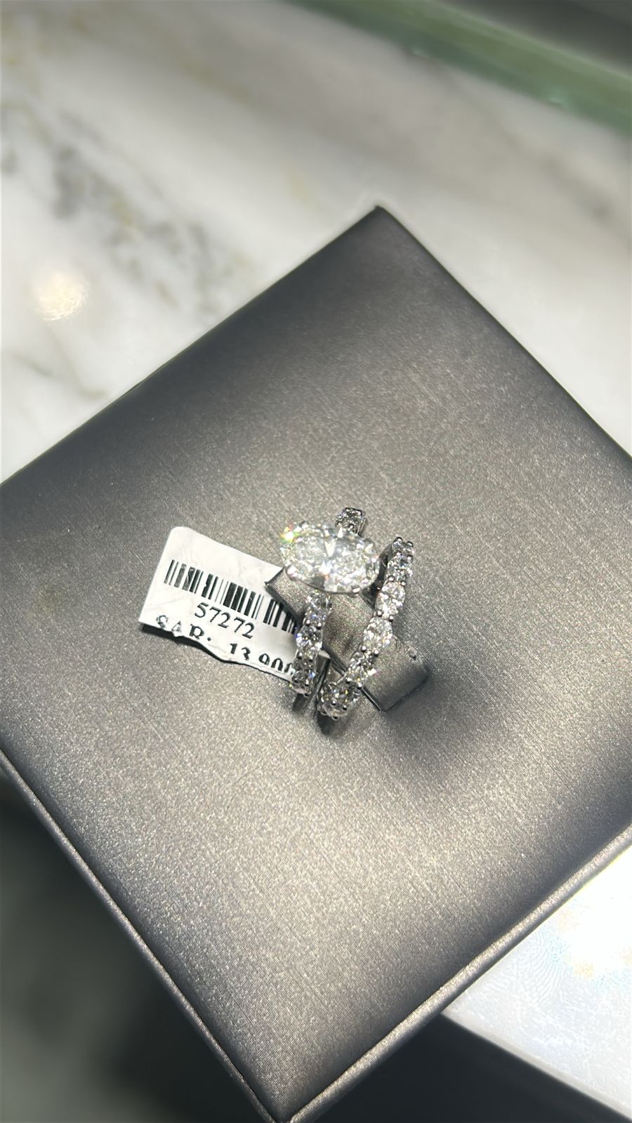Oval Twin Diamond Ring - ETERNAL JEWEL