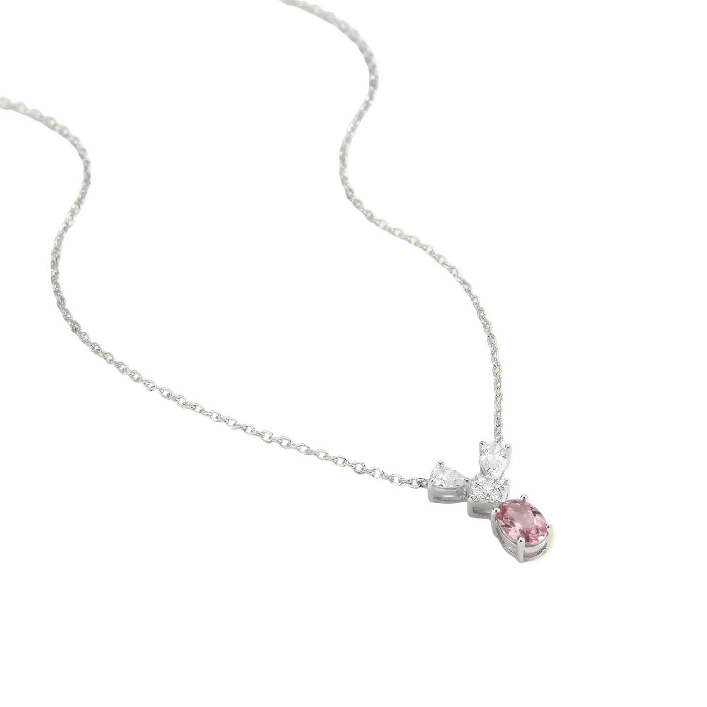 Pink Diamond Everyday Necklace - ETERNAL JEWEL