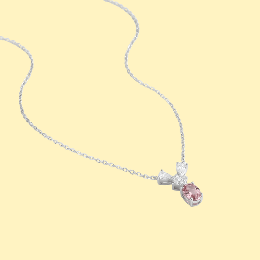 Pink Diamond Everyday Necklace - ETERNAL JEWEL