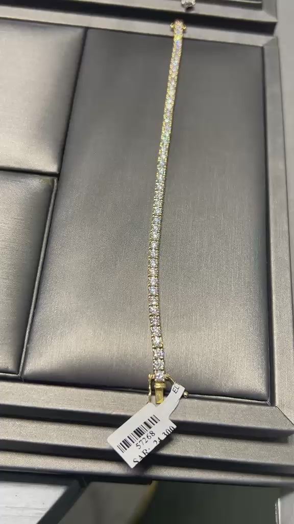 Classic Tennis Bracelet (Yellow Gold)