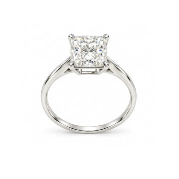 Princess-Cut Diamond Solitaire Ring - ETERNAL JEWEL