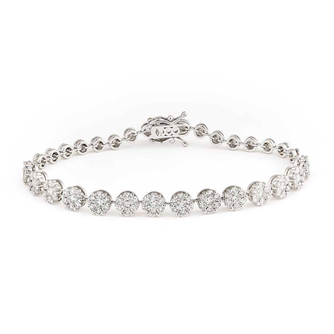 Round Cut Diamond Bracelet - ETERNAL JEWEL