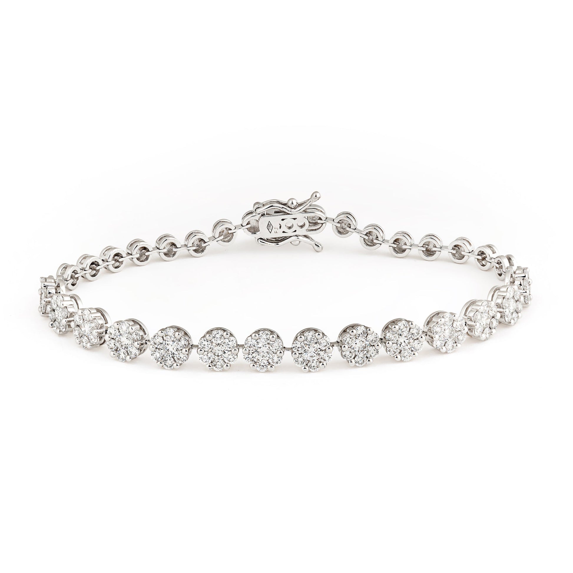 Round Cut Diamond Bracelet - ETERNAL JEWEL