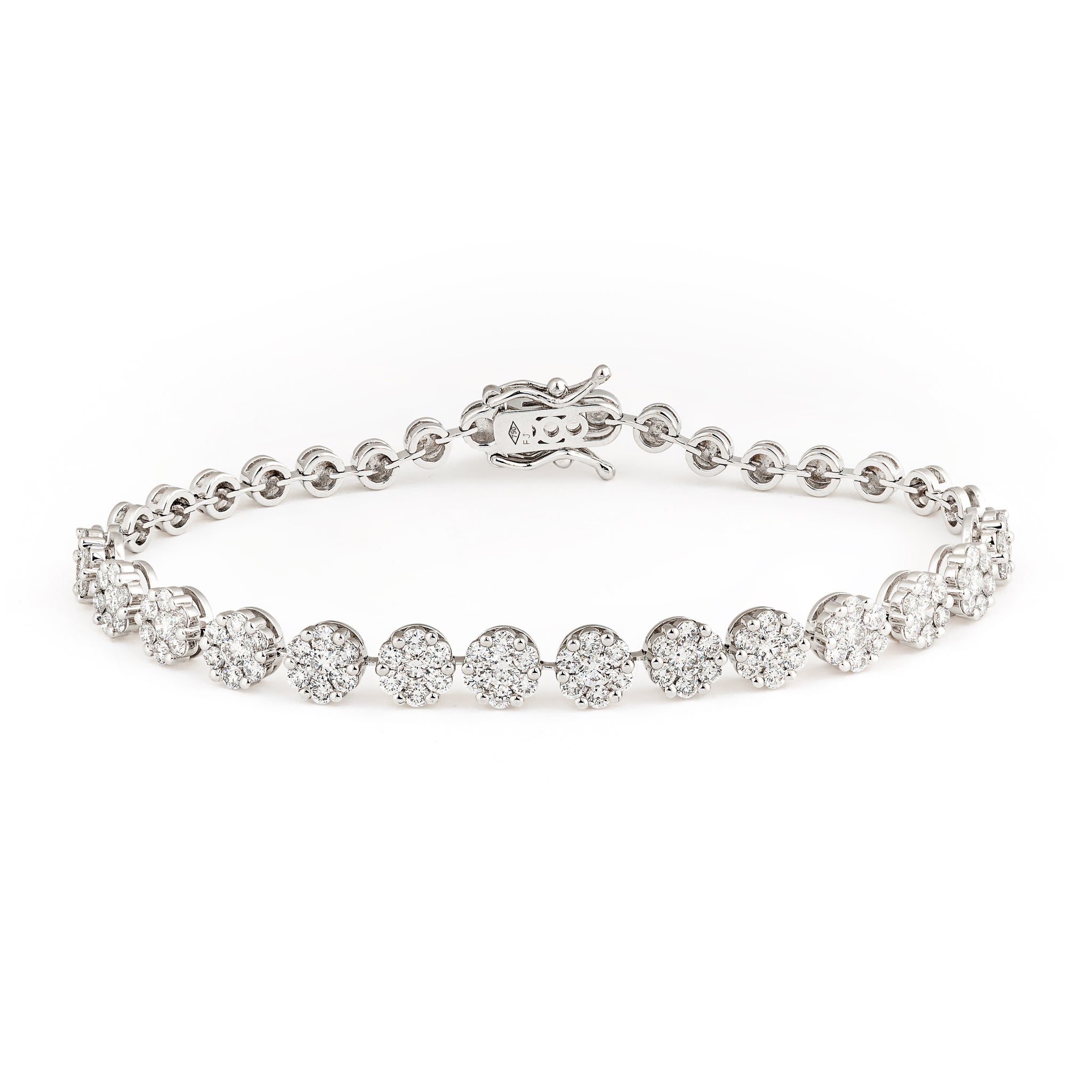 Round Cut Diamond Bracelet - ETERNAL JEWEL