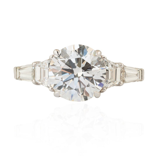 Round Shape Gold & Diamond Ring - ETERNAL JEWEL