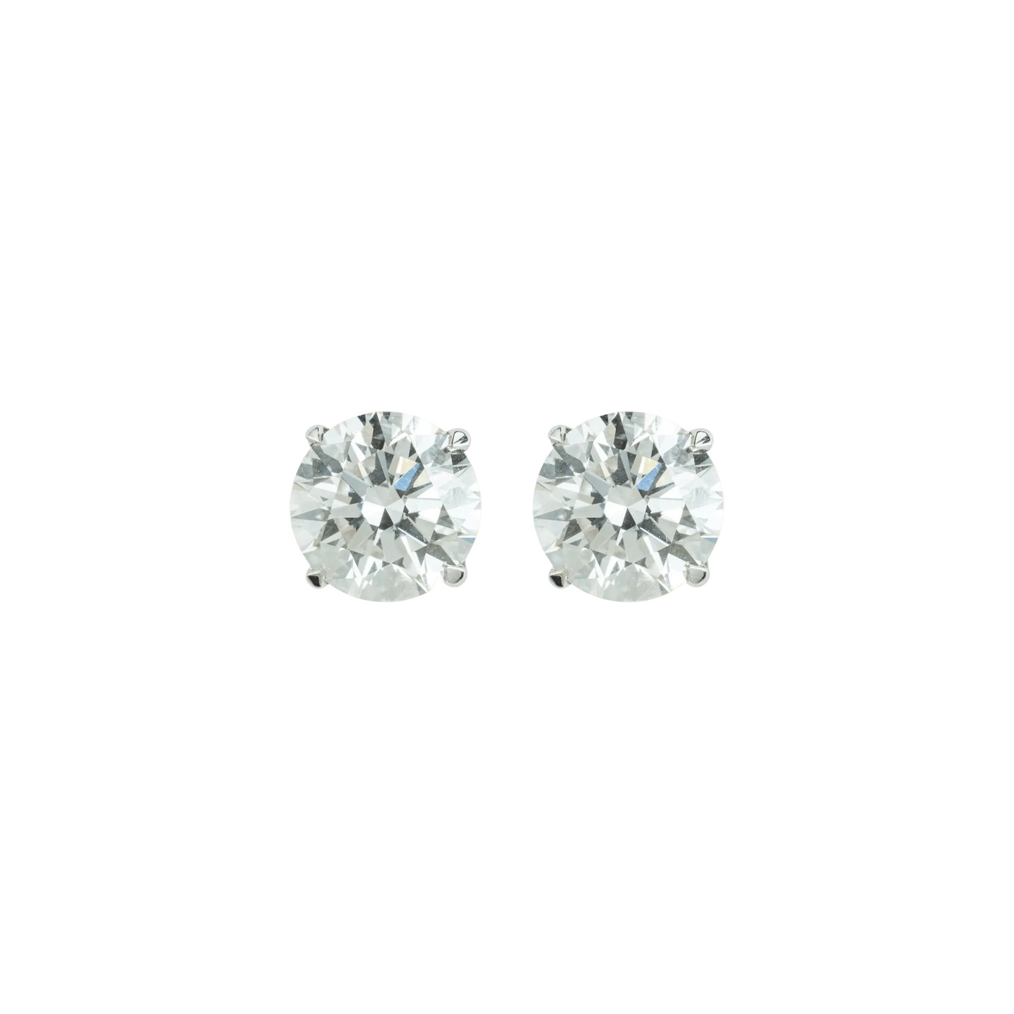 Solitaire Stud Earrings (6 Carats) - ETERNAL JEWEL