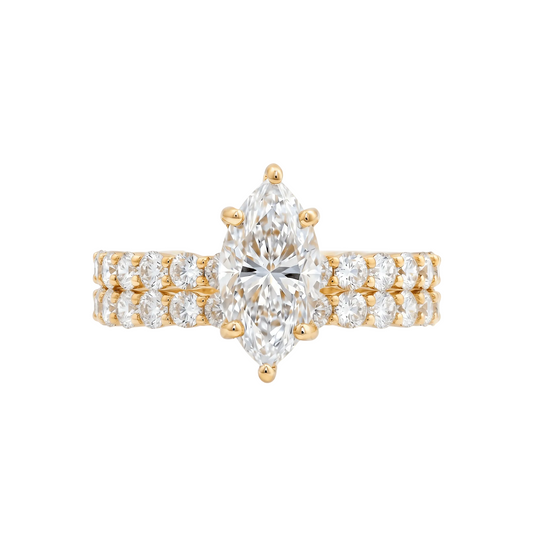 The Twin Band Set (Two Rings, One Love Set) - ETERNAL JEWEL
