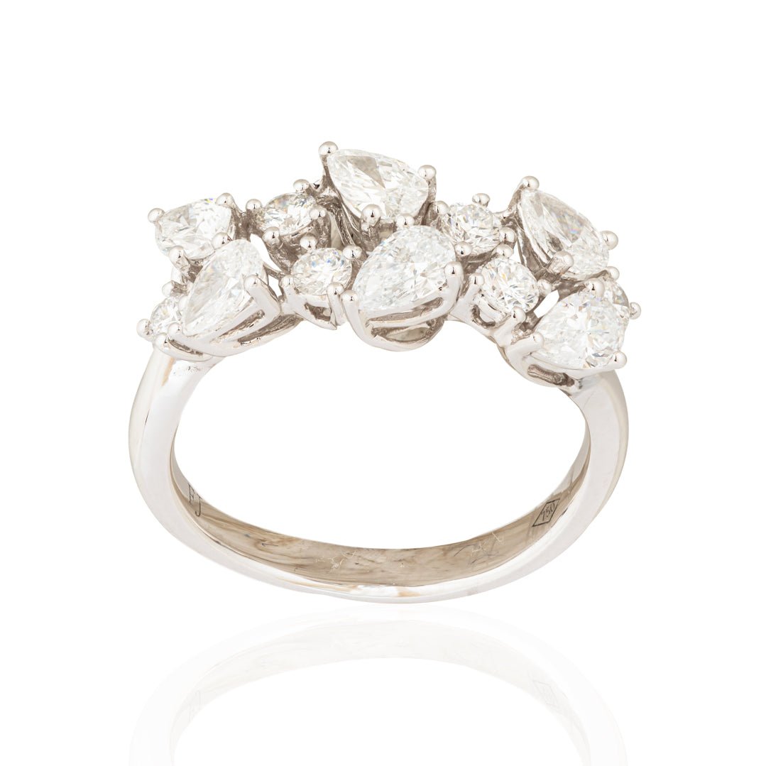 White Gold and Diamond Ring - ETERNAL JEWEL