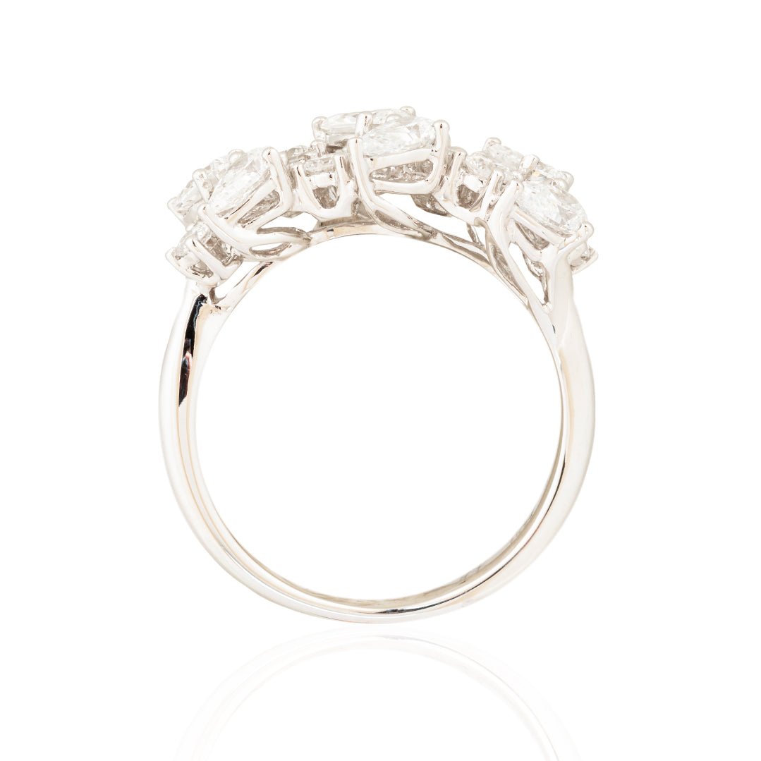 White Gold and Diamond Ring - ETERNAL JEWEL