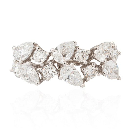 White Gold and Diamond Ring - ETERNAL JEWEL