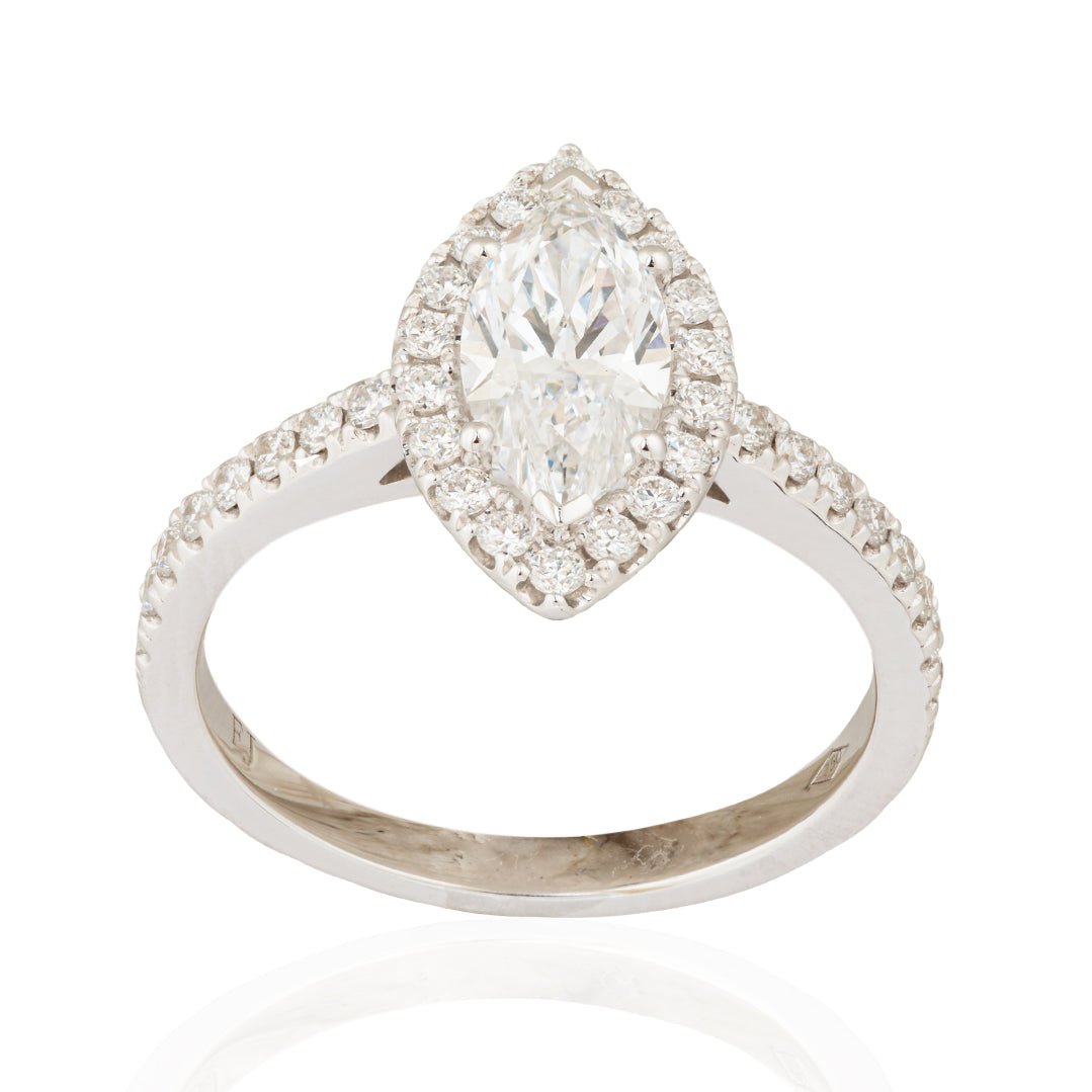 White Gold and Diamond Ring - ETERNAL JEWEL