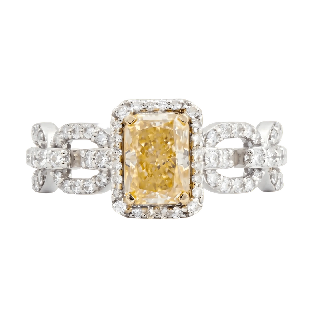 Yellow Diamond Designer Ring - ETERNAL JEWEL