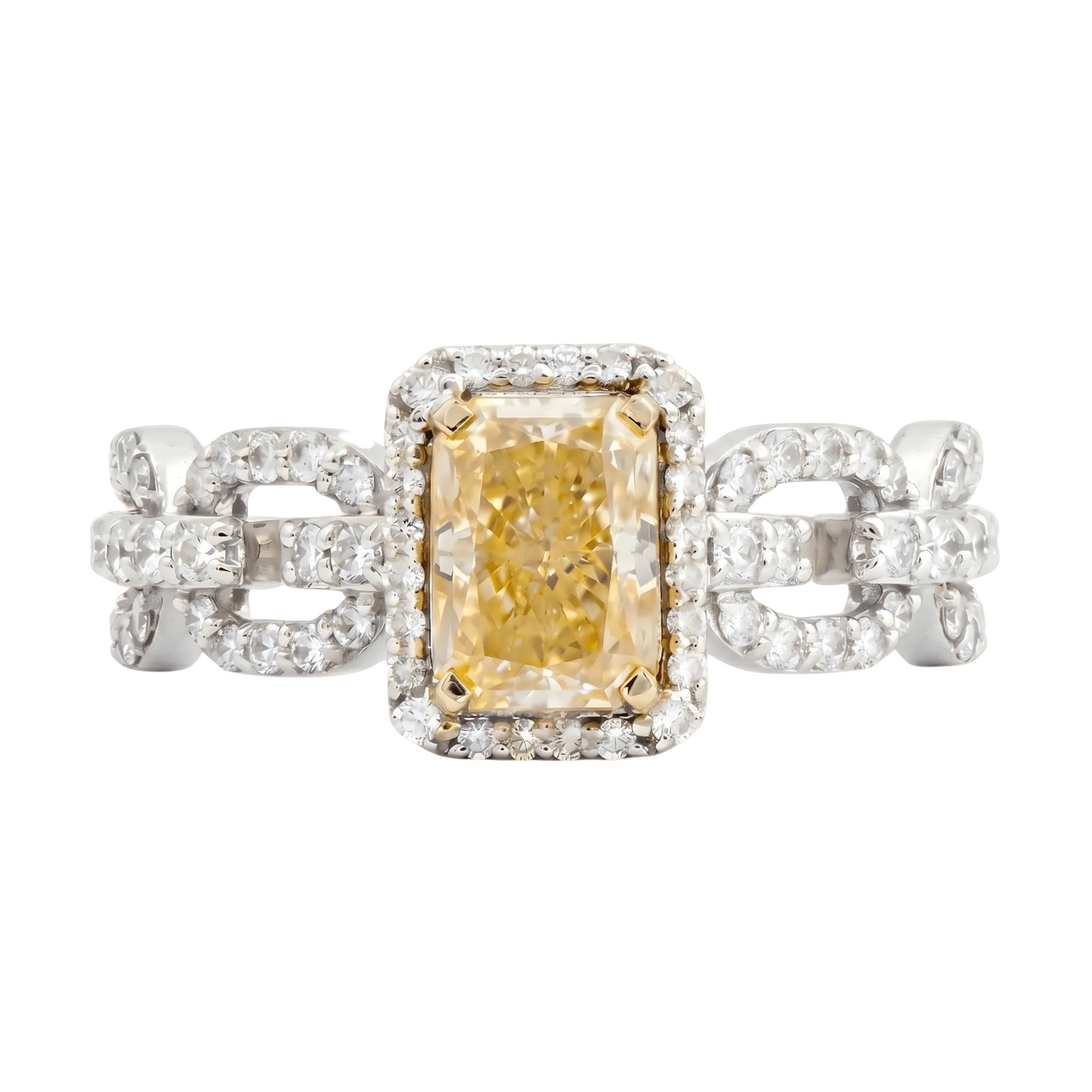 Yellow Diamond Designer Ring - ETERNAL JEWEL