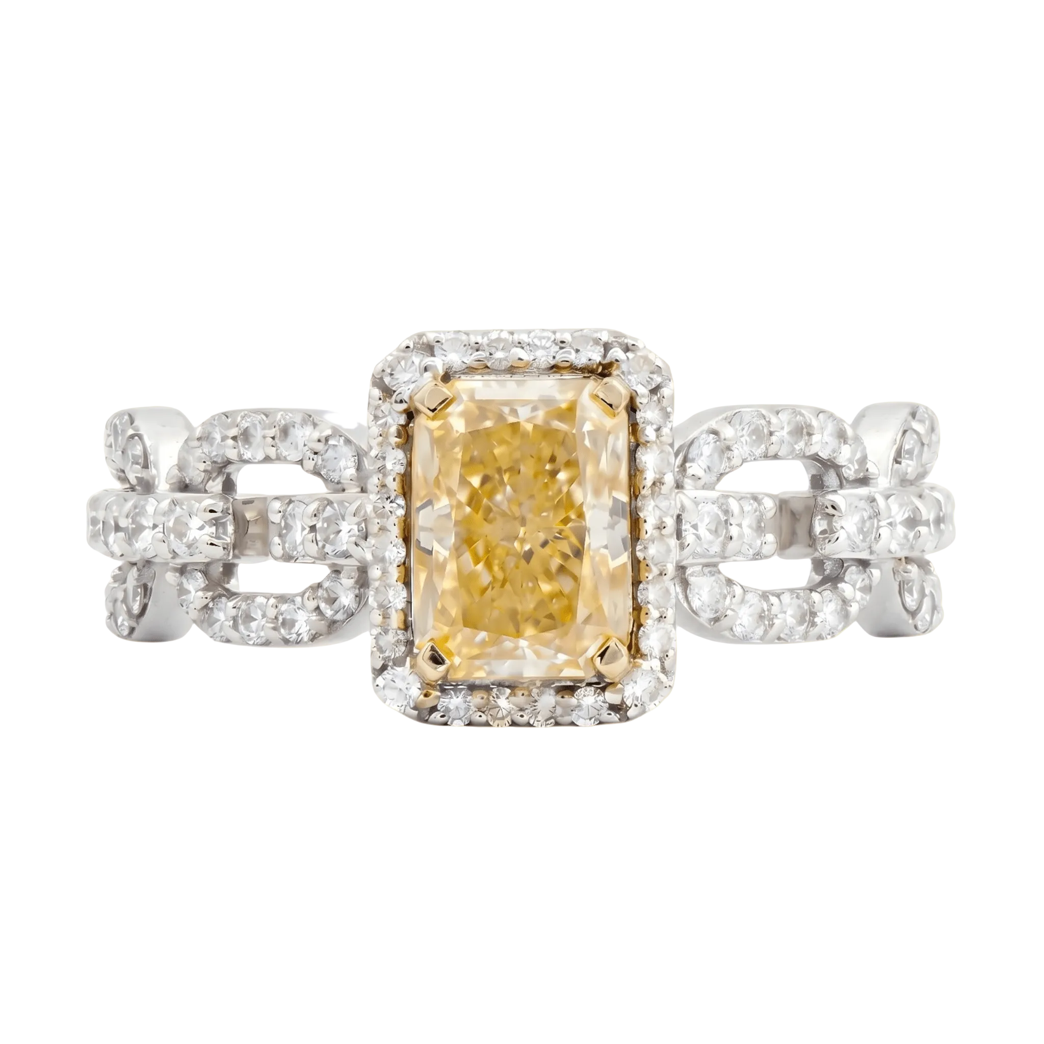 Yellow Diamond Designer Ring - ETERNAL JEWEL