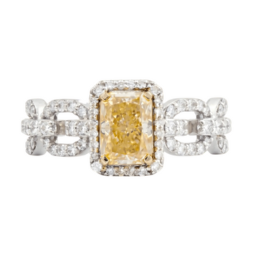 Yellow Diamond Designer Ring - ETERNAL JEWEL