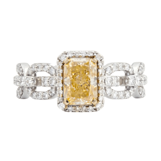 Yellow Diamond Designer Ring - ETERNAL JEWEL