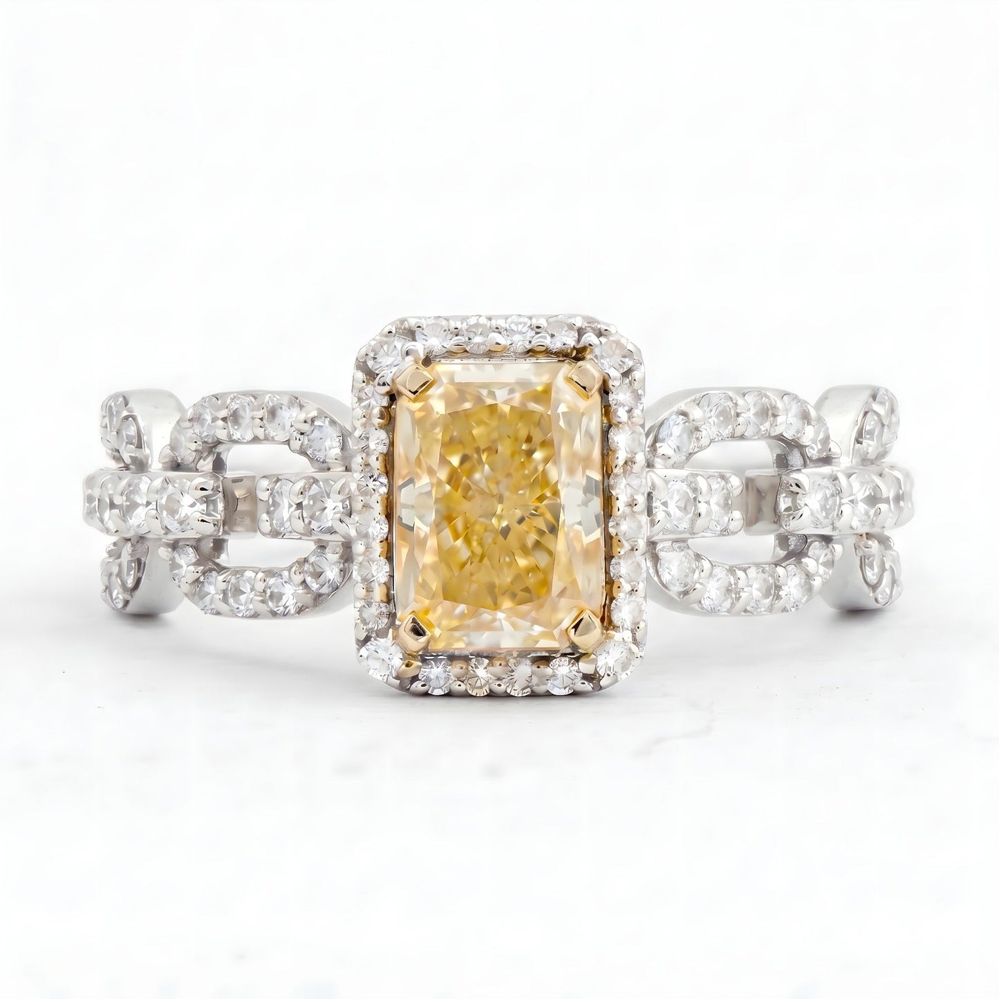 Yellow Diamond Designer Ring - ETERNAL JEWEL