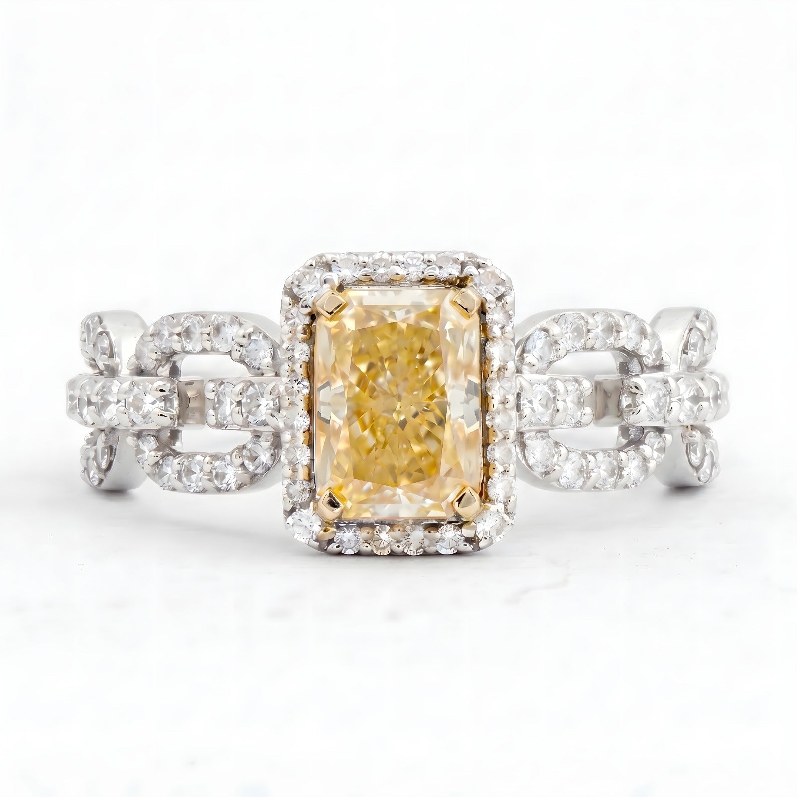 Yellow Diamond Designer Ring - ETERNAL JEWEL
